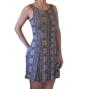 Bohemian form fitting dress